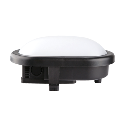 Plafoniera, Led, Ultralux, 10W, rama, neagra, ovala, SMD2835, 4200K-lumina neutra, IP44, D115X170, LBH1042BL