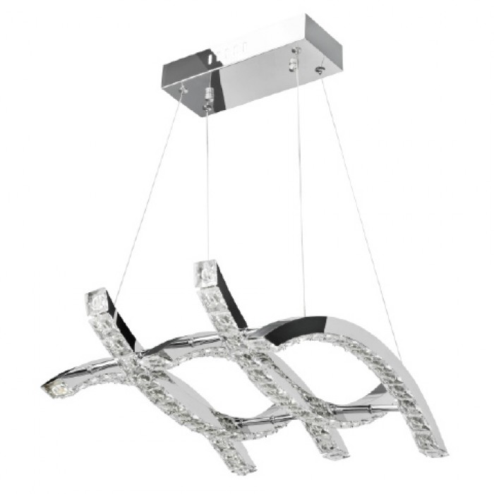 Candelabru, Horoz, LED, Aviator-40, Crom, Crystal, LED, 40W, 4000K, 180-260V, 0Ssp-019-038-0040-010