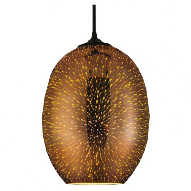 Pendul, Horoz, Quantum, Sticla, 3D, Cupru, 1M, 1XE27, Max 60W, , 021-006-0002