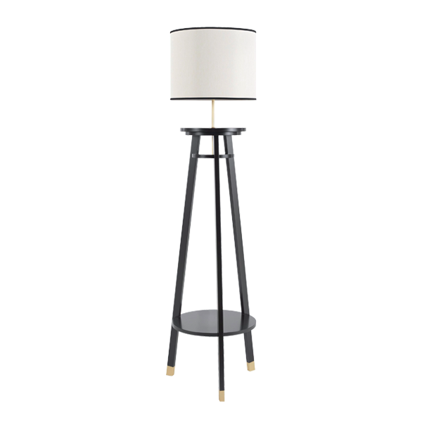 Lampadar Elmark Carol 1X E27 Negru H1850Mm 955Carol1F/Bl