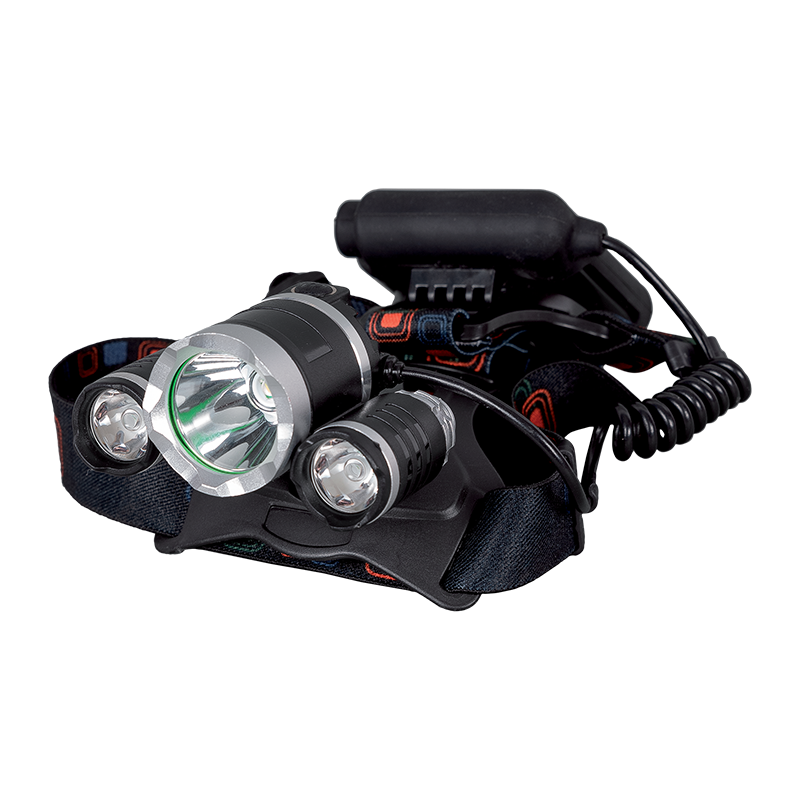 Lanterna de Cap, cu ZOOM E-3396 1XXML T6+2XCREE XPE  100171, Elmark