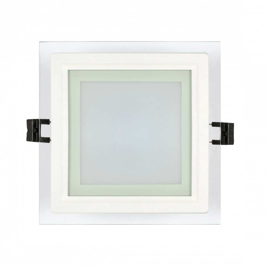 Spot, Ultralux, LED, Sticla, Incastrabil, Patrat, 12W, Smd2835, Lumina, Neutra, Ip44, Lpsg1242