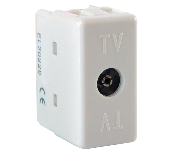 Life style Priza TV Alb Elmark 20228
