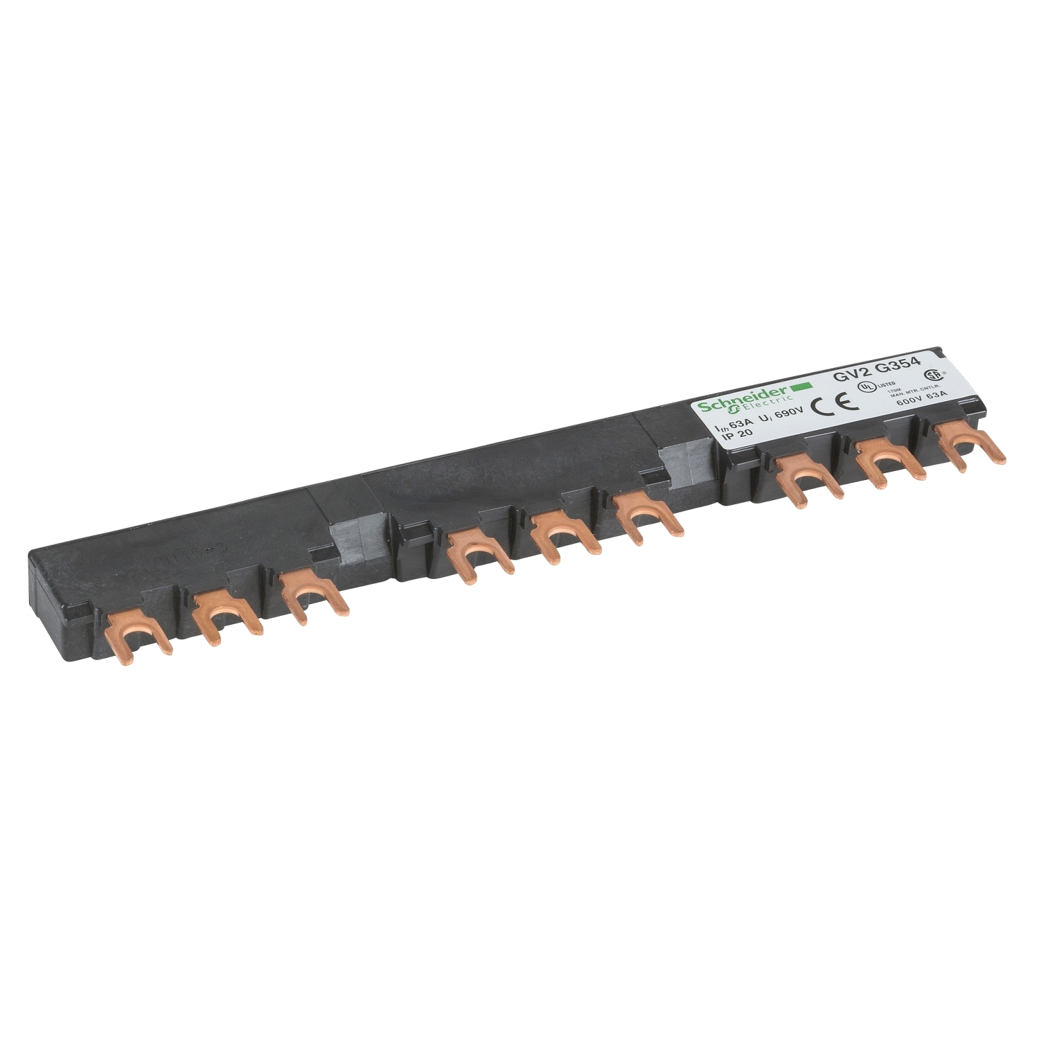 Linergy FT - Bară pieptene Busbar - 63 A - 3 prize - pas de 54 mm Schneider GV2G354 