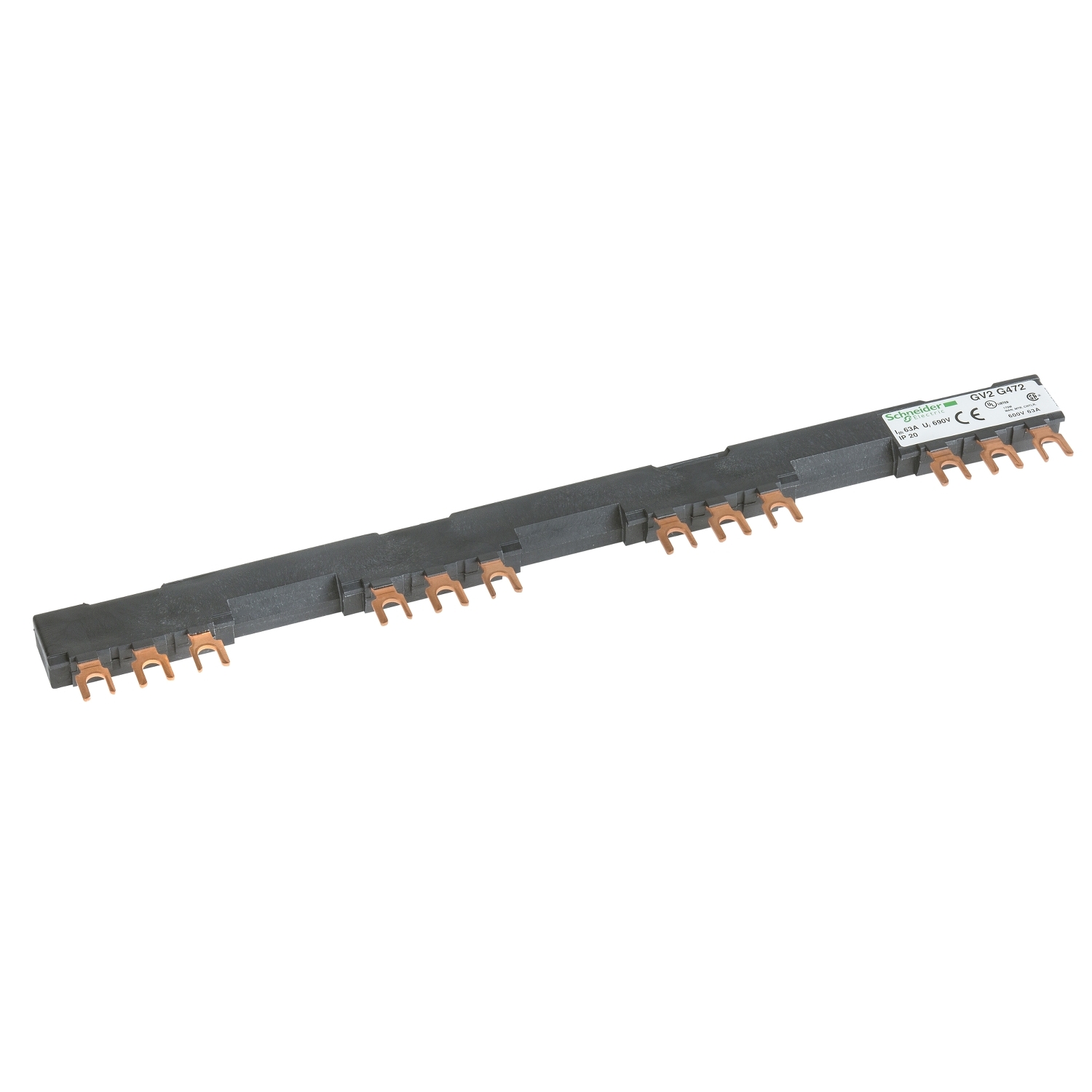 Linergy FT - Bară pieptene Busbar - 63 A - 4 prize - pas de 72 mm Schneider GV2G472