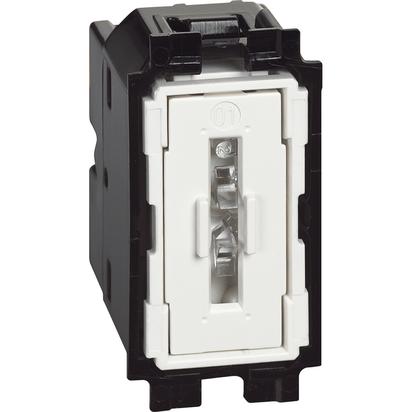 Intrerupator cu revenire Bticino Living Now 1P iluminabil NO 10A borne automate K4005A 