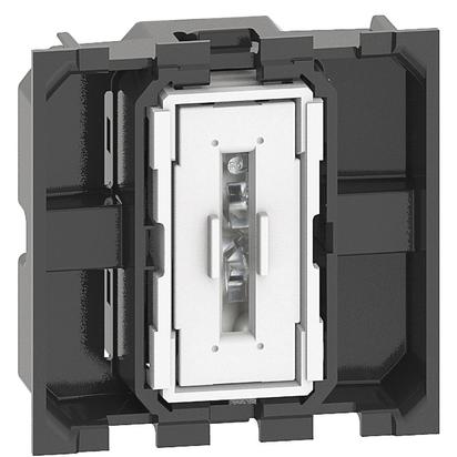 Intrerupator cu revenire Bticino Living Now 1P iluminabil NO 10A borne automate K4005M2A 