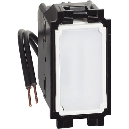 Intrerupator cruce Bticino Living Now cu led Albastru 10AX K4004LB 