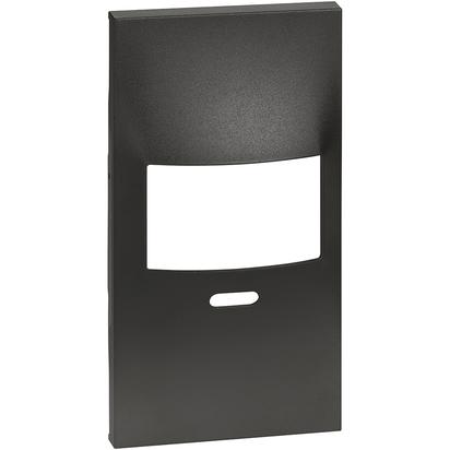 Placa Bticino Living Now intrerupator 2M IR auto SLIDE Negru KG17SL