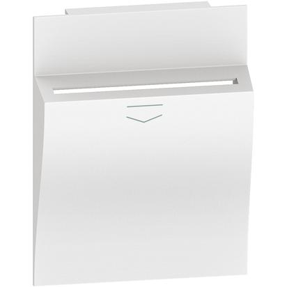 Placa Bticino Living Now Intrerupator cartela 2M Alb KW22M2
