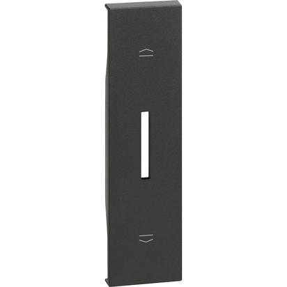 Placa Bticino Living Now intrerupator storuri 1M Negru KG06