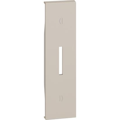 Placa Bticino Living Now Intrerupator storuri 1M Nisip. KM06V