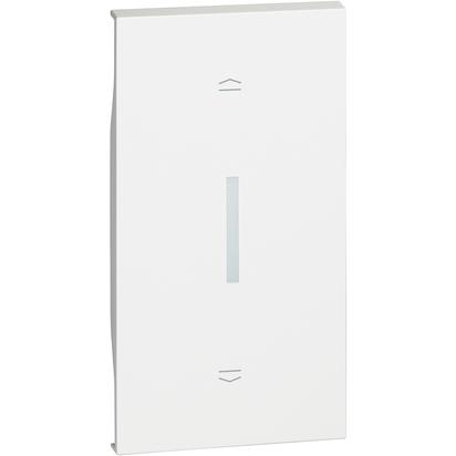 Placa Bticino Living Now Intrerupator storuri 2m Alb KW06M2