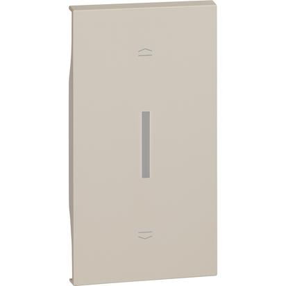 Placa Bticino Living Now Intrerupator storuri 2m Nisip KM06M2