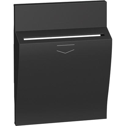 Placa Bticino Living Now pentru Intrerupator cu cartela 3M Negru KG22