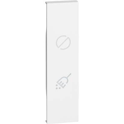 Placa Bticino Living Now pentru referinta K4373 MUR Hotel 1M Alb KW11H