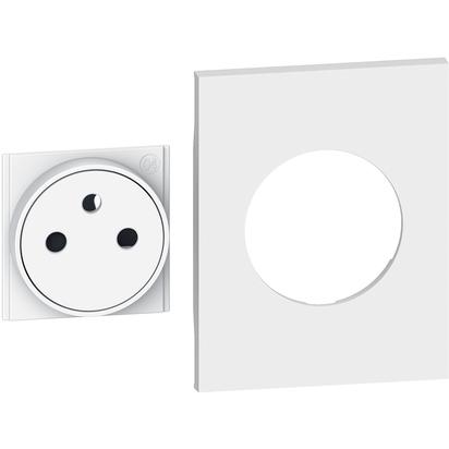 Placa Bticino Living Now priza FR/BE Plat 3M Alb KW55M3F