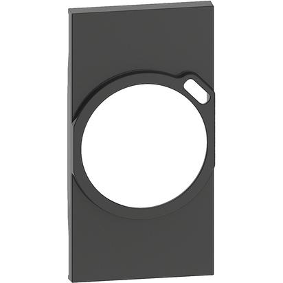 Placa Bticino Living Now priza FR/BE+USB 2M Negru KG63