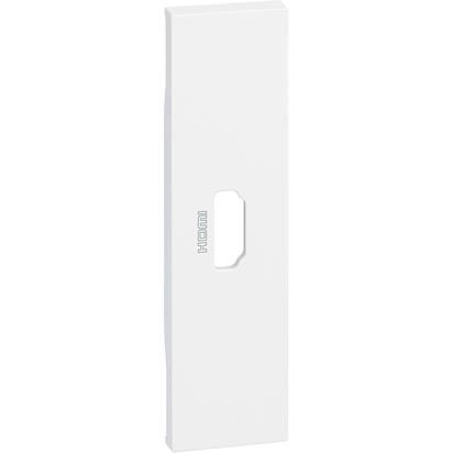 Placa Bticino Living Now priza HDMI 1M Alb KW14
