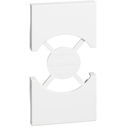 Placa Bticino Living Now priza IT/GER 2M Alb KW03