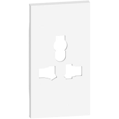 Placa Bticino Living Now priza multistandard Alb KW59