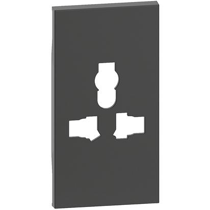 Placa Bticino Living Now priza multistandard Negru KG59