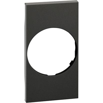 Placa Bticino Living Now priza standard Francez/German Lampa 2M Negru KG04