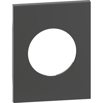 Placa Bticino Living Now priza standard Francez/German Lampa 3M Negru KG04M3