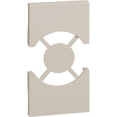Placa Bticino Living Now priza standard Italian/German 2M Nisip KM03