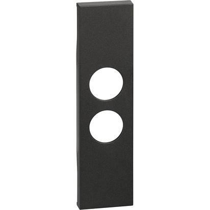 Placa Bticino Living Now priza TV-SAT 1M Negru KG09