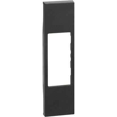 Placa Bticino Living Now RJ11/RJ45 1M Neagra KG07