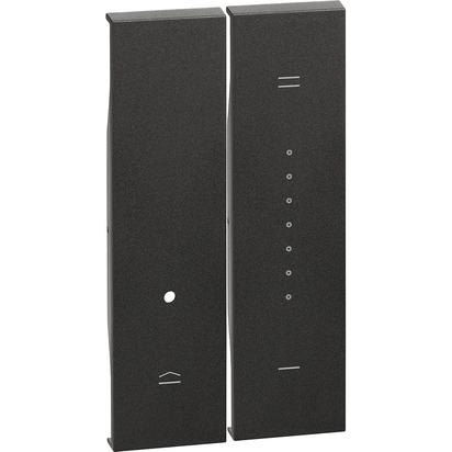 Placa Bticino Living Now variator 2M Negru KG19
