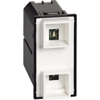 Port Lampa semnaliz Bticino Living Now rosu/verde 1M K4373
