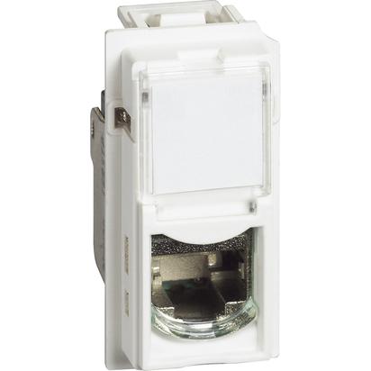 Priza date Bticino Living Now RJ45 1M f UTP cat6 Alb KW4279C6