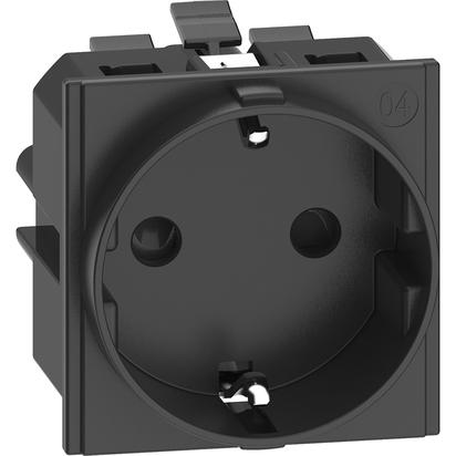 Priza schuko Bticino Living Now standard German borne automate automate 2P+T nera KG4141A