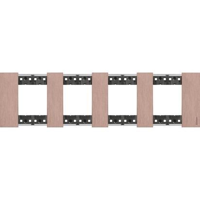 Rama ornament Bticino Living Now 2+2+2+2 Cupru KA4802M4ZM
