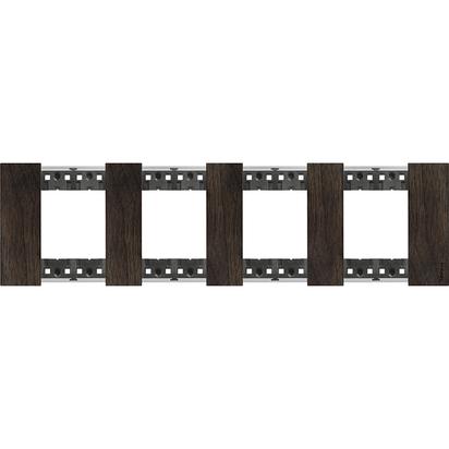 Rama ornament Bticino Living Now 2+2+2+2 Nuc KA4802M4LG