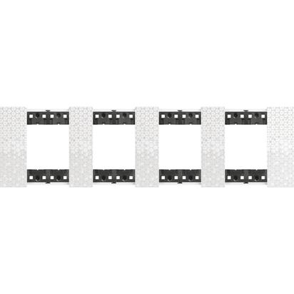 Rama ornament Bticino Living Now 2+2+2+2 PIXEL KA4802M4MW