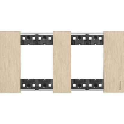 Rama ornament Bticino Living Now 2+2 Auriu KA4802M2ZW