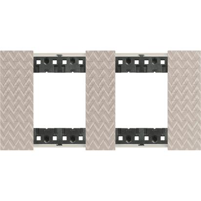 Rama ornament Bticino Living Now 2+2 OPTIC KA4802M2MM