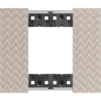 Rama ornament Bticino Living Now 2M OPTIC KA4802MM