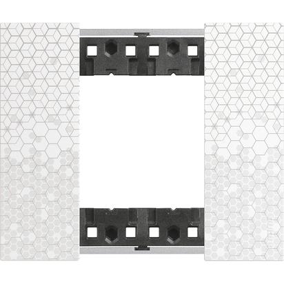 Rama ornament Bticino Living Now 2M PIXEL KA4802MW