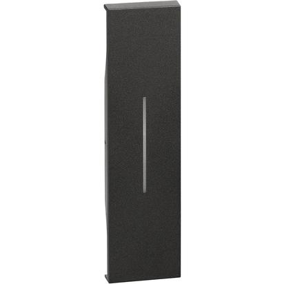 Placa Bticino Living Now 1 M pentru referinta K4001C si K4003C Negru KG01