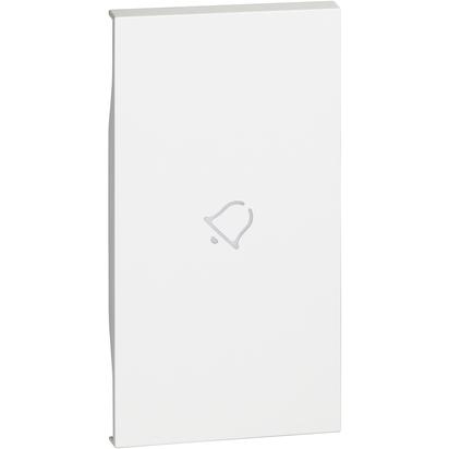 Placa Bticino Living Now 2m campanello Alb KW01M2D