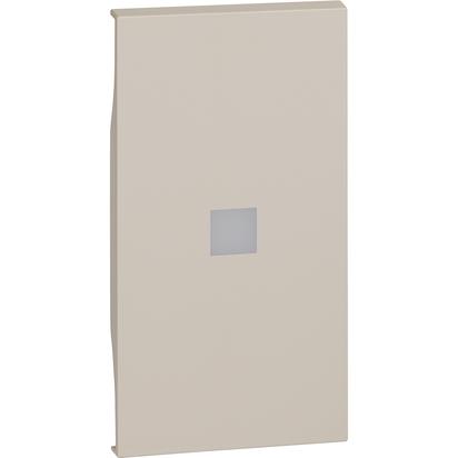 Placa Bticino Living Now 2M simbologia neutra KM01M2X
