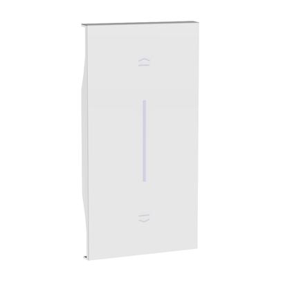 Placa Bticino Living Now intr. storuri 2m Alb KW05M2