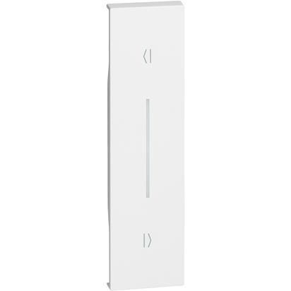 Placa Bticino Living Now Intrerupator stor. Vertic. 1M Alb KW05V