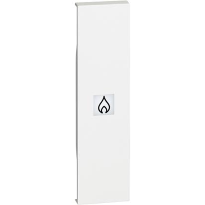 Placa Bticino Living Now simbol incalzire 1M Alb KW01PN