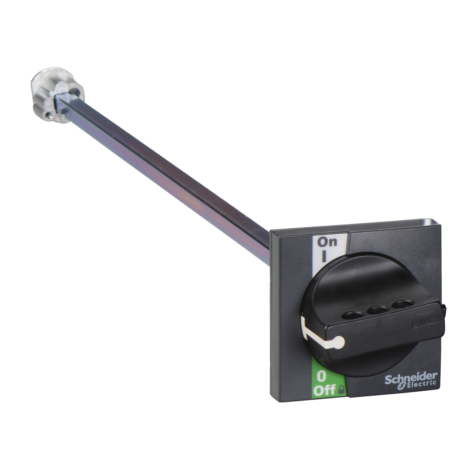 Maner rotativ extins pentru control frontal Compact INS40 la INS60 IP55 IK08 maner negru Schneider LV428941