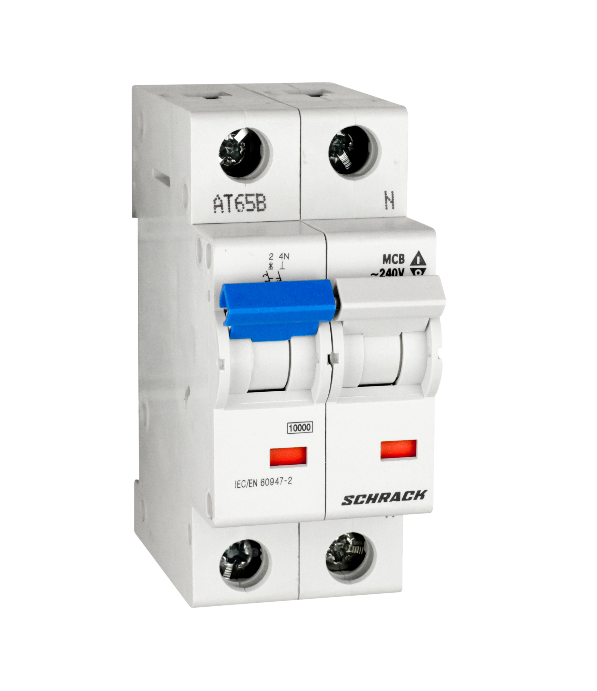 Intrerupator, automat, mcb, bipolar, 1p+n, curba, c, 25a, 40°c, 10ka, schrack, bm017625me